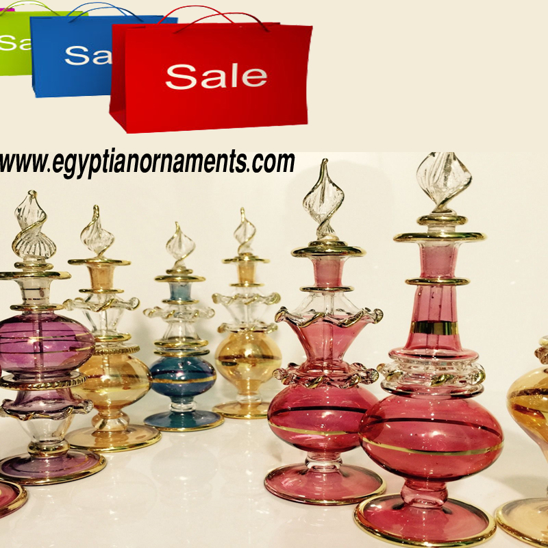 Wholesale Hand Blown Glass Perfume Bottles Lot of 10